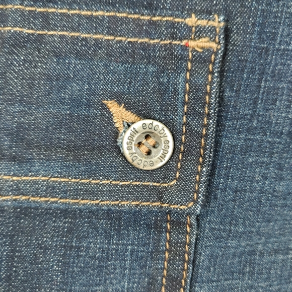 edc by Esprit Cropped Carpenter Cargo Jeans Size 9 - Picture 12 of 16